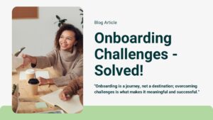 Cover image of blog article on Onboarding challenges