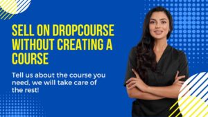 DropCourse whitelabel course storefront and creator community preview